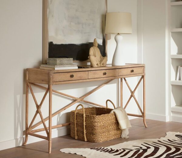Hooker Furniture Retreat Pole Console Table - Image 2