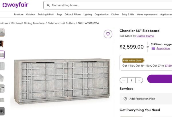 Chandler Solid Wood Sideboard - Image 2