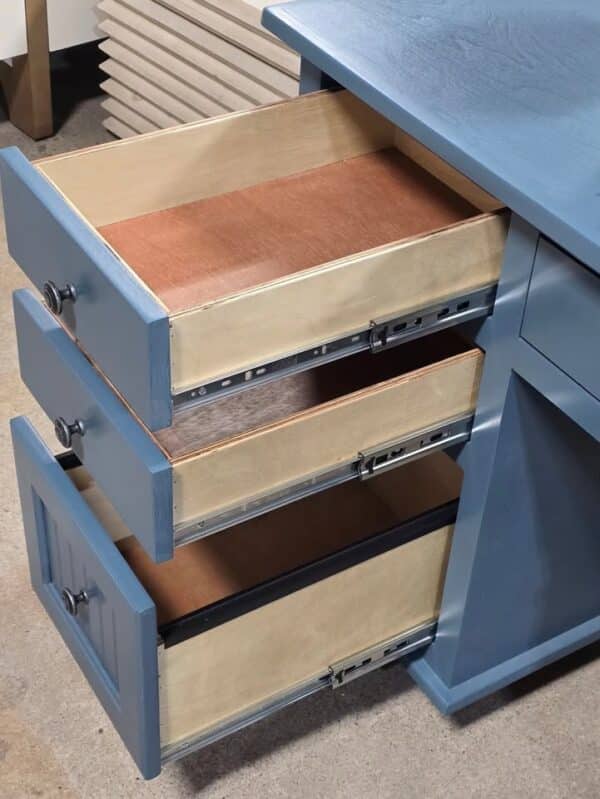 Solid Wood Executive Desk - Image 4