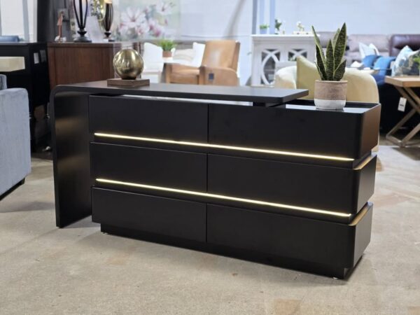 Black Make-Up Vanity/Desk - Image 3