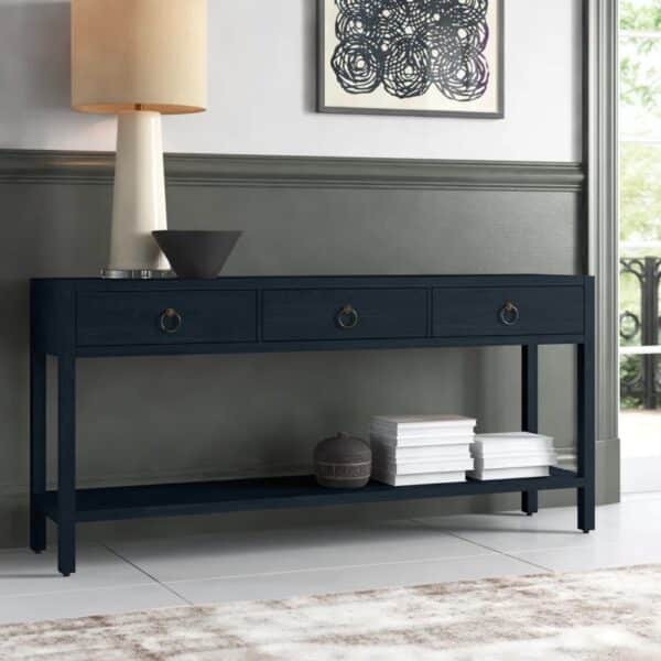 65" Elin Navy Console Table - Image 2