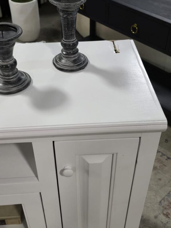 Alden White Tv Stand - Image 2