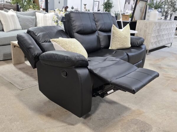 Kamarli Black Reclining Sofa - Image 2