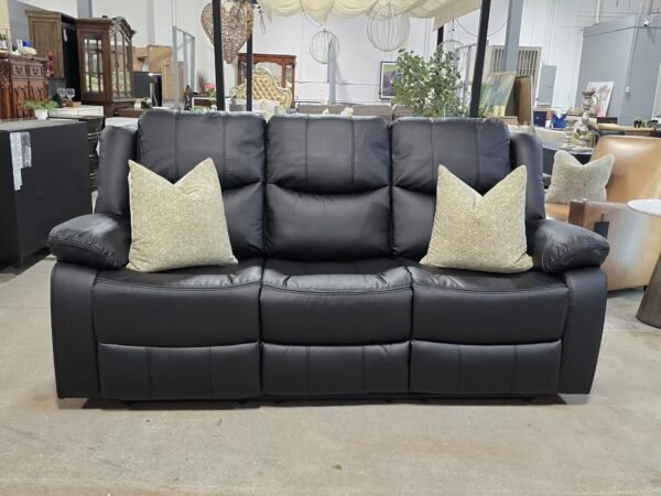 Kamarli Black Reclining Sofa - Image 3