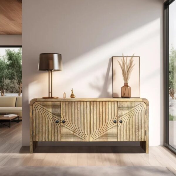 Gene 60'' Solid Wood Sideboard - Image 2