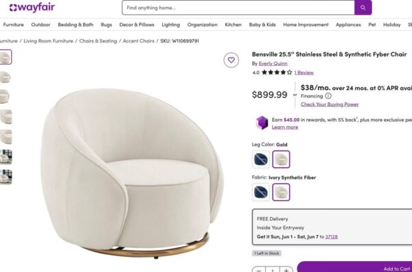 Bensville Swivel Accent Chair - Image 3