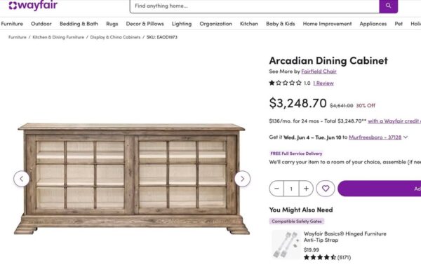 Fairfield Chair Arcadian Sideboard - Image 2