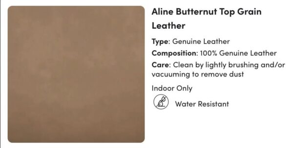 Santo Top Grain Genuine Leather Power Swivel Recliner - Image 3
