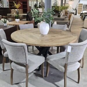 59" Solid Wood Dining Table