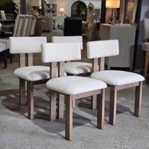 Set of 4 Upholstered Dining Chairs