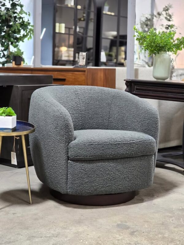 Marcy Swivel Barrel Chair - Image 2