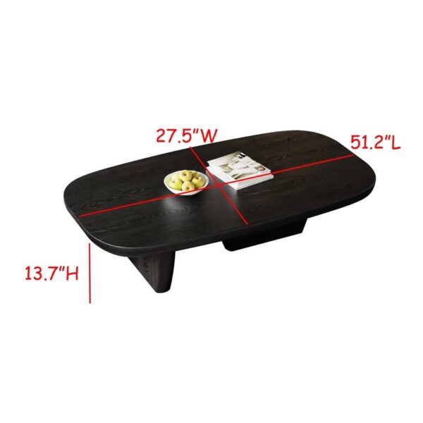Black Modern Coffee Table - Image 3