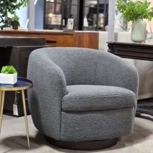 Marcy Swivel Barrel Chair
