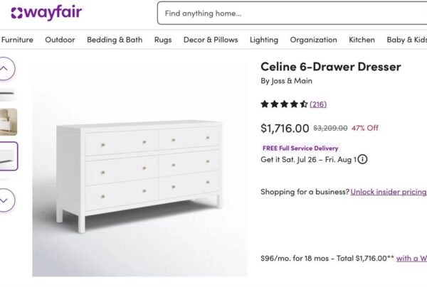 Celine 6 Drawer Dresser - Image 4