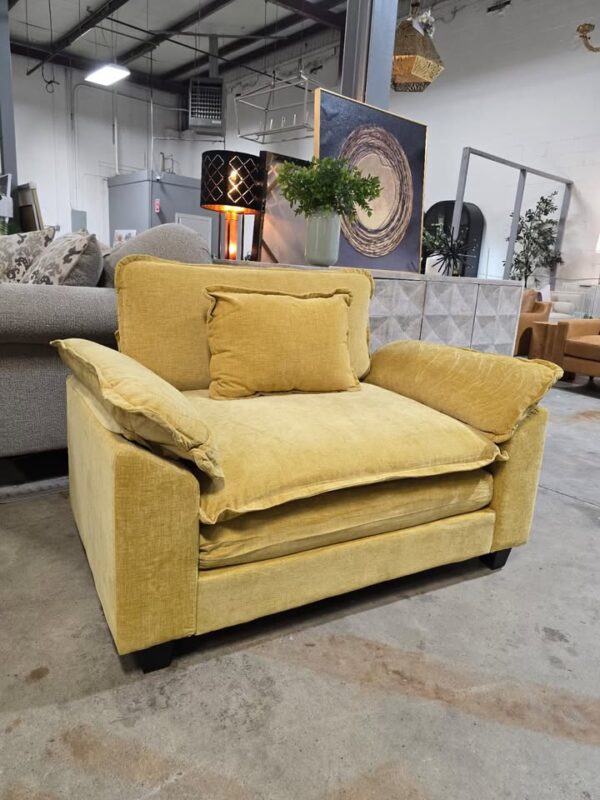 Yellow Oversized Accent Chair