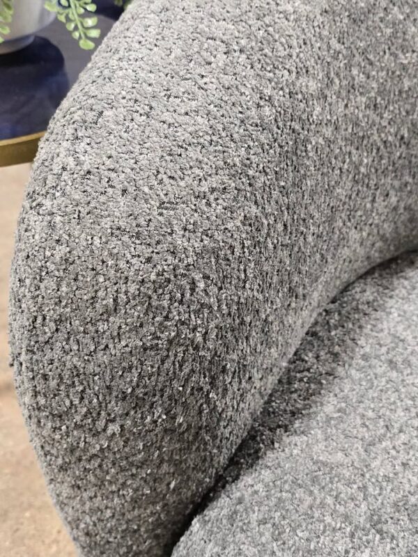 Grey Swivel Barrel Chair - Image 2