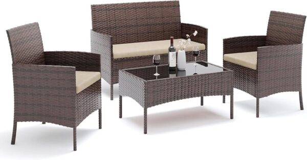 4-pc Outdoor Patio Set - Image 4