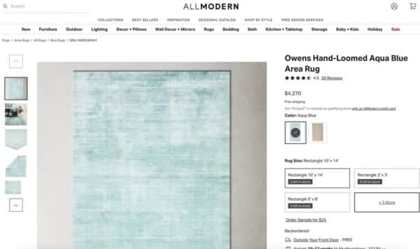 10' x 14' Jaipur Hand Loomed Rug - Image 2