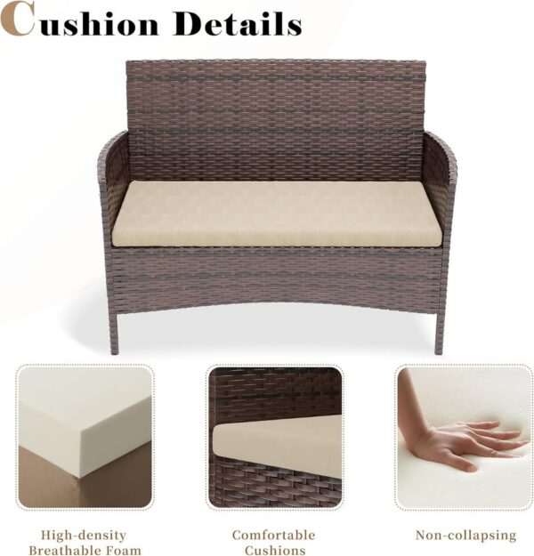4-pc Outdoor Patio Set - Image 3