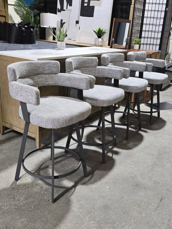 Set of 4 Swivel Counter Stools - Image 3