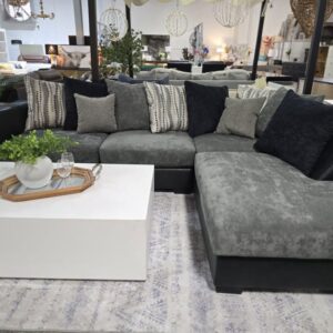Two Toned L-Shape Sectional