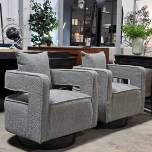 Set of 2 Swivel Accent Chairs