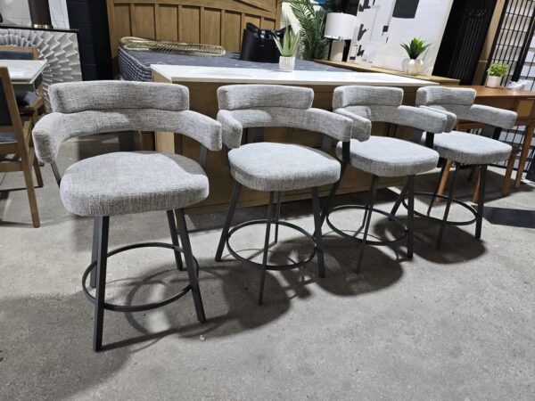 Set of 4 Swivel Counter Stools - Image 2
