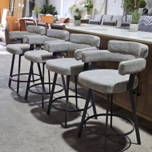 Set of 4 Swivel Counter Stools
