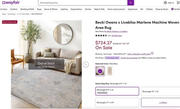 10' x 14' Becki Owens x Livabliss Marlene Rug - Image 2