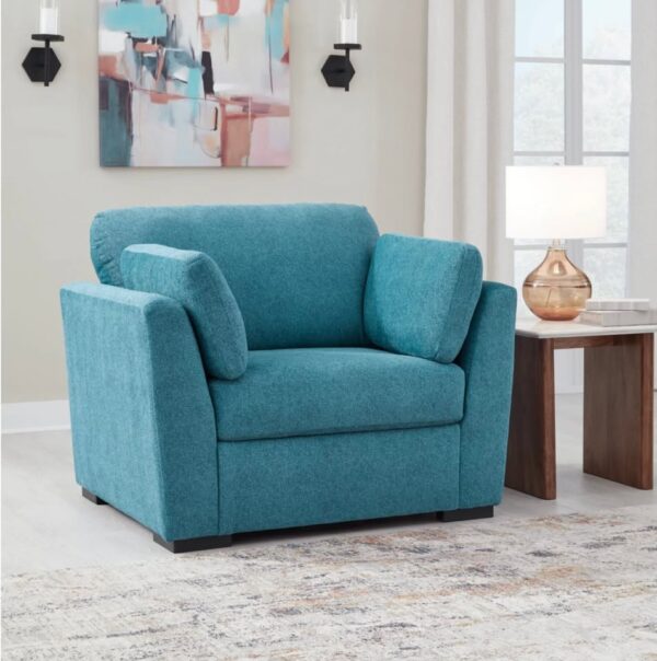 Teal Oversized Accent Chair - Image 3