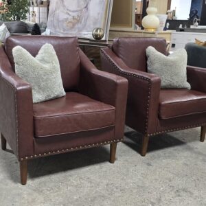 Set of 2 Accent Armchairs