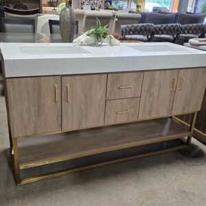 60" Double Bathroom Vanity