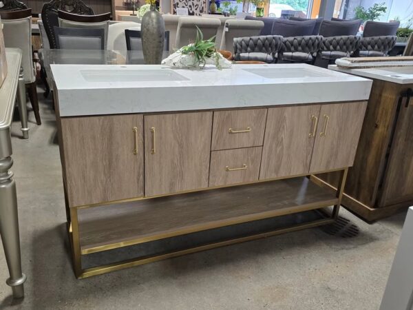 60" Double Bathroom Vanity