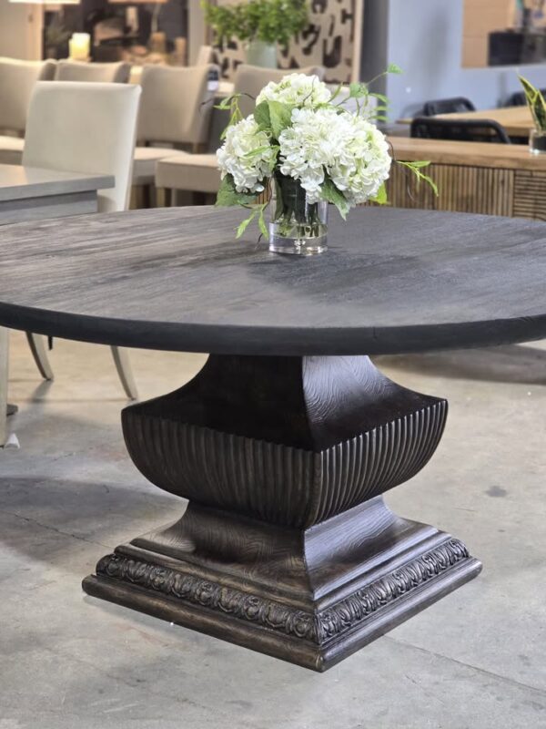 60" Solid Wood Dining Table - Image 4
