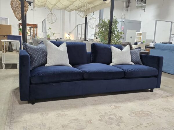 Navy Fleetwood 100" Sofa - Image 5