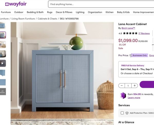 Lana Blue Accent Chest - Image 9