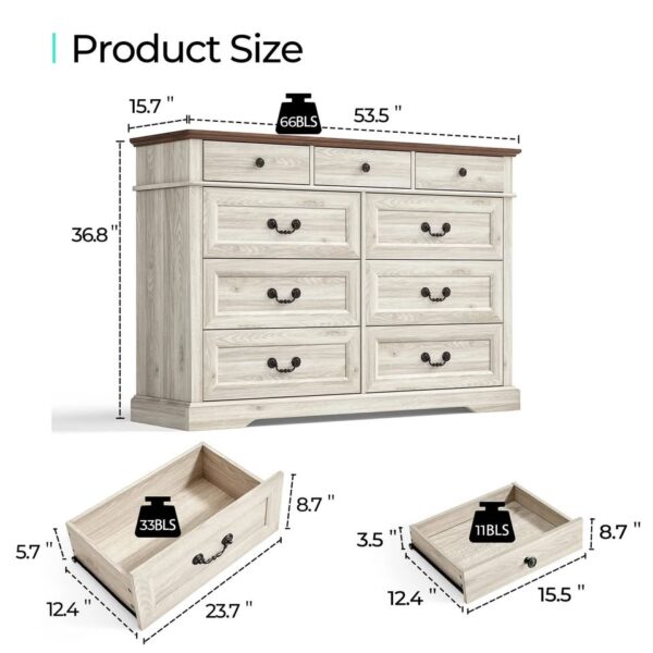 9 Drawer Dresser - Image 2