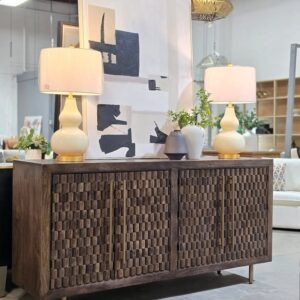 Abshire 76'' Solid Wood Sideboard