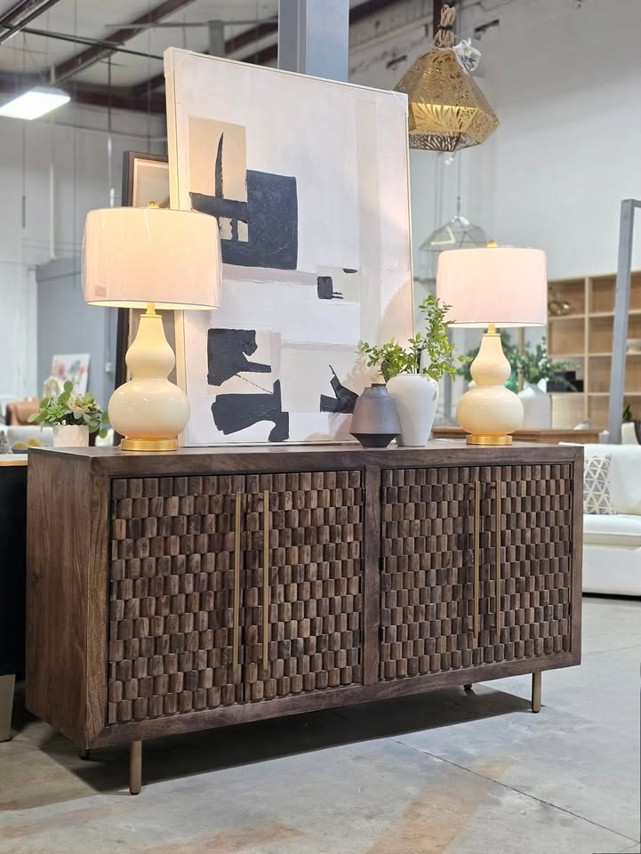 Abshire 76'' Solid Wood Sideboard