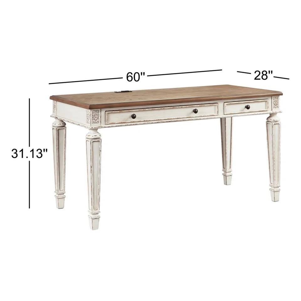 Hayley Writing Desk with Power Outlet - Image 3