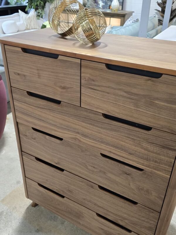 Savel Solid Walnut Wood Chest - Image 6