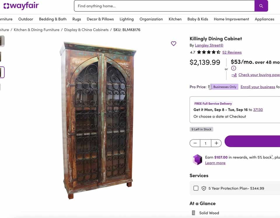 Killingly Display Cabinet - Image 4