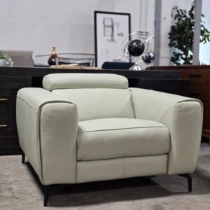 Lorenzo Italian Genuine Leather Chair