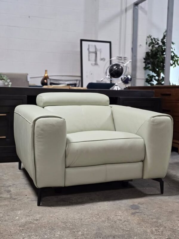 Lorenzo Italian Genuine Leather Chair
