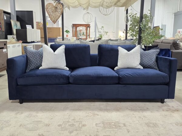 Navy Fleetwood 100" Sofa - Image 3