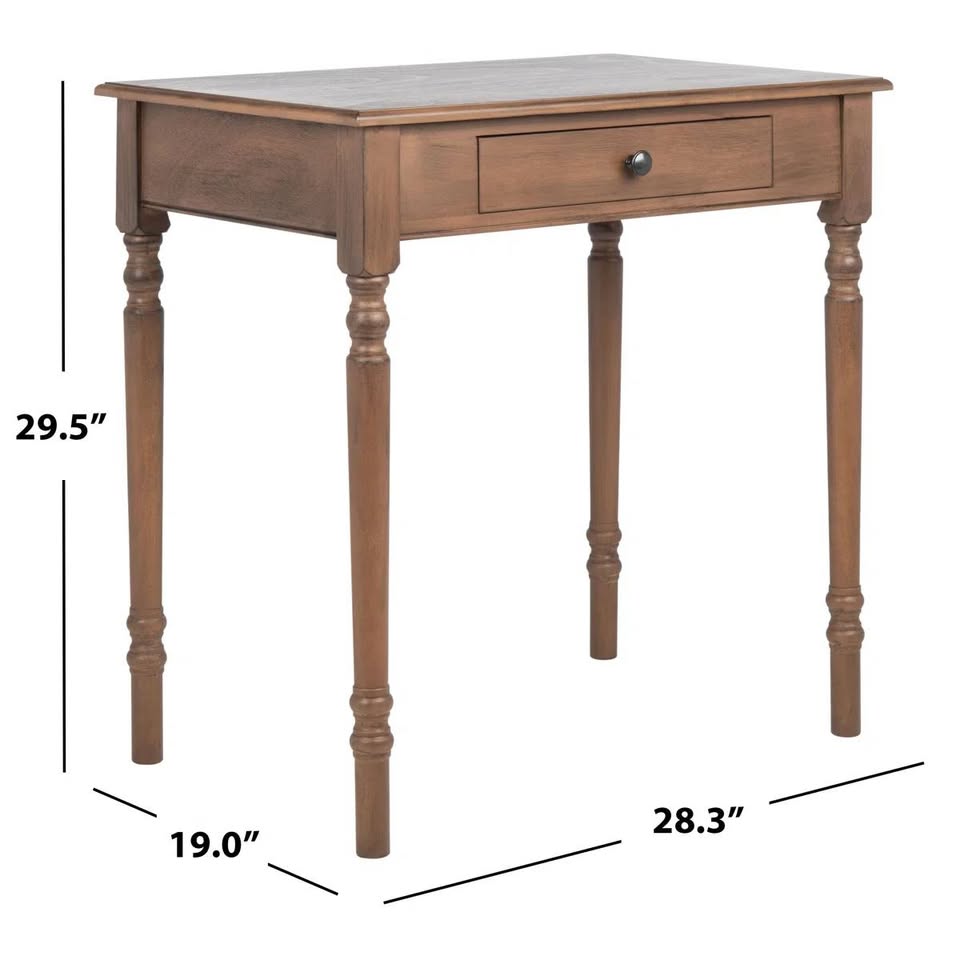Gaven Solid Wood Writing Desk - Image 5