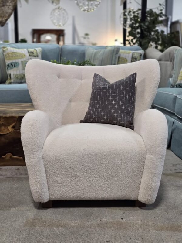 Set of 2 Lao Wingback Accent Chairs - Image 2