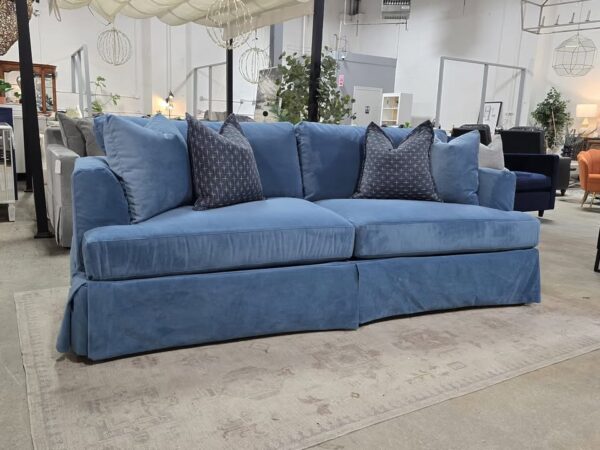 Lucia 92.5'' Slipcovered Sofa With Down Cushions