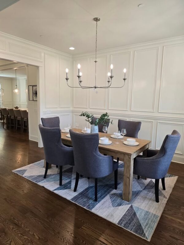 Set of 6 High Back Dining Chairs - Image 3