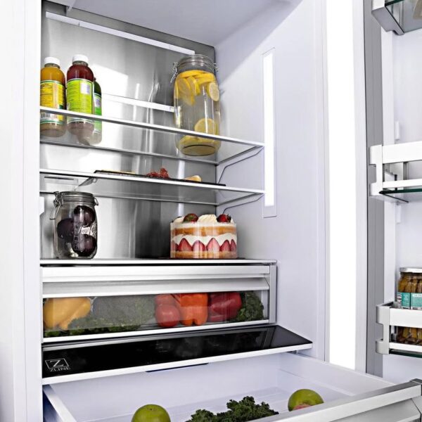 ZLINE 36" Panel Ready French Door Built-In Refrigerator - Image 7